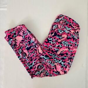 Lilly Pulitzer Luxletic Leggings Resort Navy, S